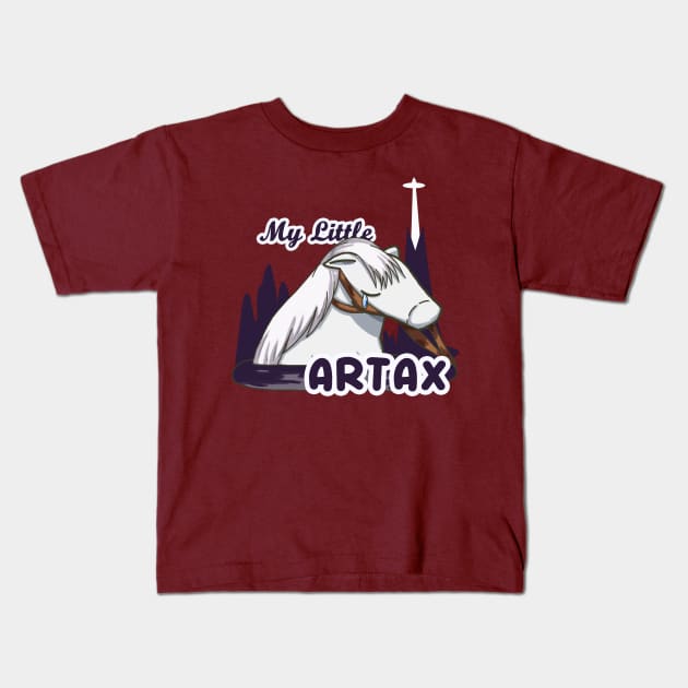 My Little Artax - Horse Kids T-Shirt by Dearly Mu